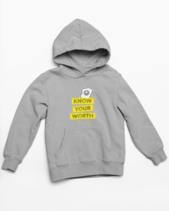 Your Worth Hooded Sweatshirt with Kangaroo Pockets - Its Clover