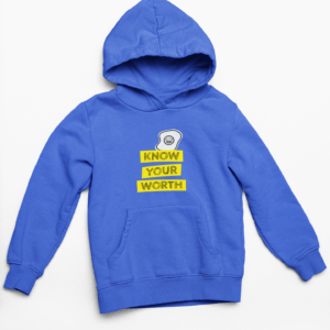 Your Worth Hooded Sweatshirt with Kangaroo Pockets - Its Clover