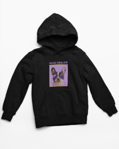 Hug Dealer Hooded Sweatshirt with Kangaroo Pockets - Its Clover