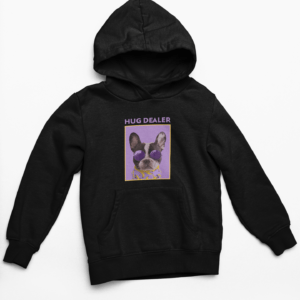 Hug Dealer Hooded Sweatshirt with Kangaroo Pockets - Its Clover