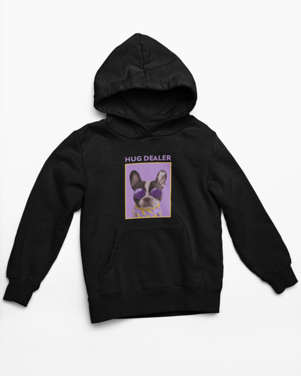 Hug Dealer Hooded Sweatshirt with Kangaroo Pockets - Its Clover
