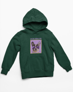 Hug Dealer Hooded Sweatshirt with Kangaroo Pockets - Its Clover