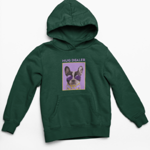 Hug Dealer Hooded Sweatshirt with Kangaroo Pockets - Its Clover