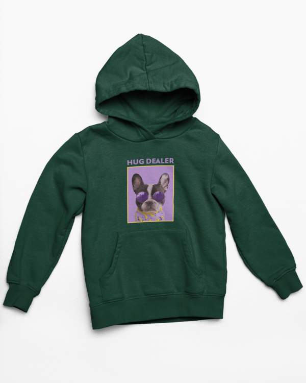 Hug Dealer Hooded Sweatshirt with Kangaroo Pockets - Its Clover
