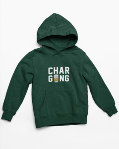 Charging Hooded Sweatshirt with Kangaroo Pockets - Its Clover