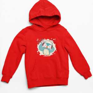 Love Music Hooded Sweatshirt with Kangaroo Pockets - Its Clover
