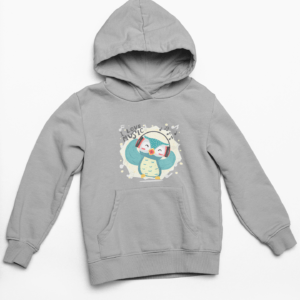 Love Music Hooded Sweatshirt with Kangaroo Pockets - Its Clover