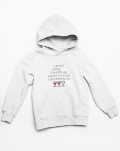 Wine Lover Hooded Sweatshirt with Kangaroo Pockets - Its Clover