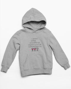 Wine Lover Hooded Sweatshirt with Kangaroo Pockets - Its Clover