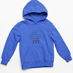 Wine Lover Hooded Sweatshirt with Kangaroo Pockets - Its Clover