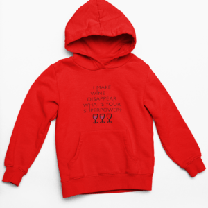 Wine Lover Hooded Sweatshirt with Kangaroo Pockets - Its Clover