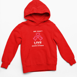 Love Each Other Hooded Sweatshirt with Kangaroo Pockets - Its Clover