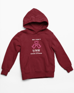 Love Each Other Hooded Sweatshirt with Kangaroo Pockets - Its Clover