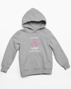 Love Each Other Hooded Sweatshirt with Kangaroo Pockets - Its Clover