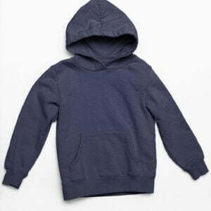 Plain Navy Blue Women's Hooded Sweatshirt with Kangaroo Pockets its clover