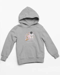 Pizza Mode Hooded Sweatshirt with Kangaroo Pockets - Its Clover