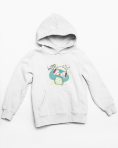 Love Music Hooded Sweatshirt with Kangaroo Pockets - Its Clover