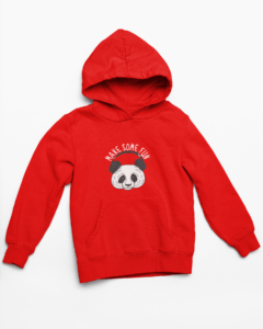 Cool Panda Hooded Sweatshirt with Kangaroo Pockets - Its Clover