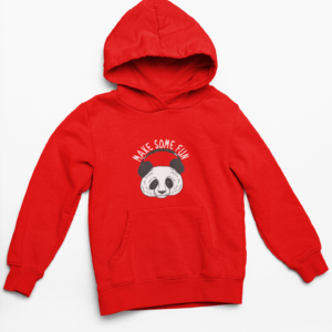 Cool Panda Hooded Sweatshirt with Kangaroo Pockets - Its Clover