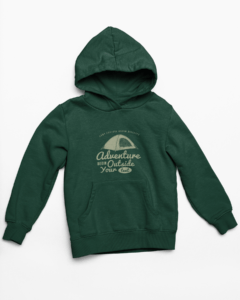 Adventure Hooded Sweatshirt with Kangaroo Pockets - Its Clover