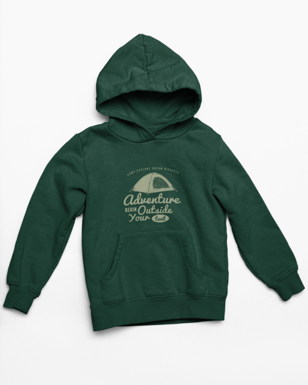 Adventure Hooded Sweatshirt with Kangaroo Pockets - Its Clover
