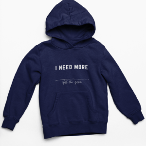 Need More Space Hooded Sweatshirt with Kangaroo Pockets - Its Clover