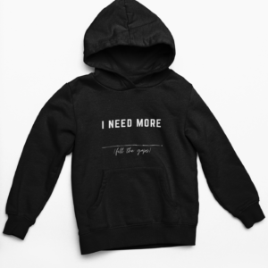 Need More Space Hooded Sweatshirt with Kangaroo Pockets - Its Clover