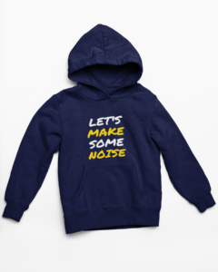 Make Noise Hooded Sweatshirt with Kangaroo Pockets - Its Clover