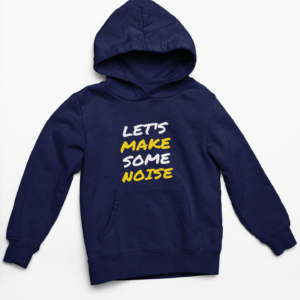 Make Noise Hooded Sweatshirt with Kangaroo Pockets - Its Clover