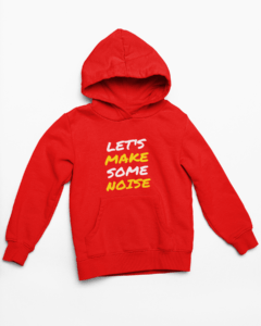 Make Noise Hooded Sweatshirt with Kangaroo Pockets - Its Clover