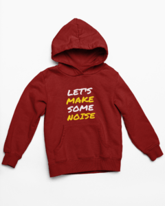 Make Noise Hooded Sweatshirt with Kangaroo Pockets - Its Clover