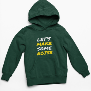 Make Noise Hooded Sweatshirt with Kangaroo Pockets - Its Clover