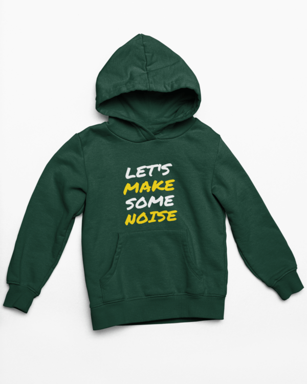 Make Noise Hooded Sweatshirt with Kangaroo Pockets - Its Clover