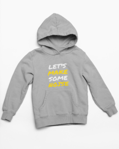 Make Noise Hooded Sweatshirt with Kangaroo Pockets - Its Clover