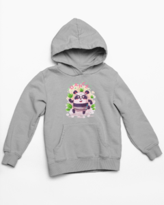 Panda Dance Hooded Sweatshirt with Kangaroo Pockets - Its Clover