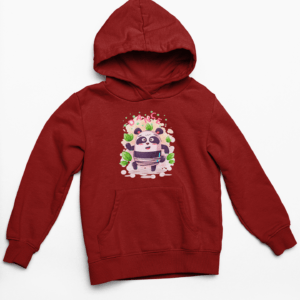 Panda Dance Hooded Sweatshirt with Kangaroo Pockets - Its Clover