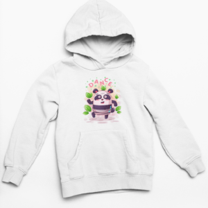 Panda Dance Hooded Sweatshirt with Kangaroo Pockets - Its Clover