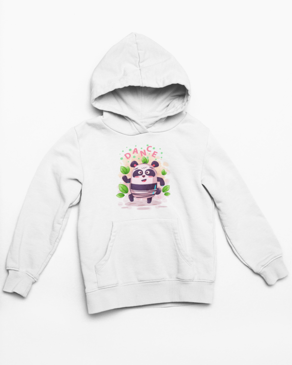 Panda Dance Hooded Sweatshirt with Kangaroo Pockets - Its Clover