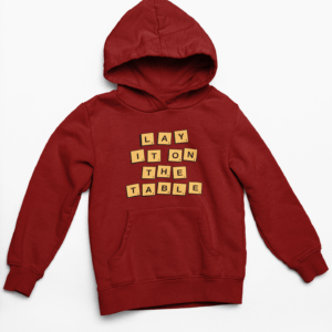 Words Hooded Sweatshirt with Kangaroo Pockets - Its Clover