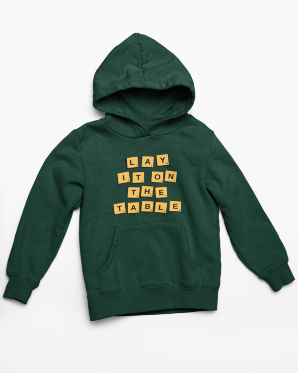 Words Hooded Sweatshirt with Kangaroo Pockets - Its Clover