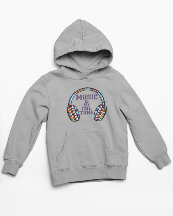 Music Hooded Sweatshirt with Kangaroo Pockets - Its Clover