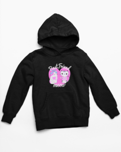 Best Friends Hooded Sweatshirt with Kangaroo Pockets - Its Clover