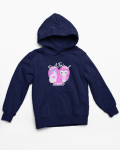 Best Friends Hooded Sweatshirt with Kangaroo Pockets - Its Clover