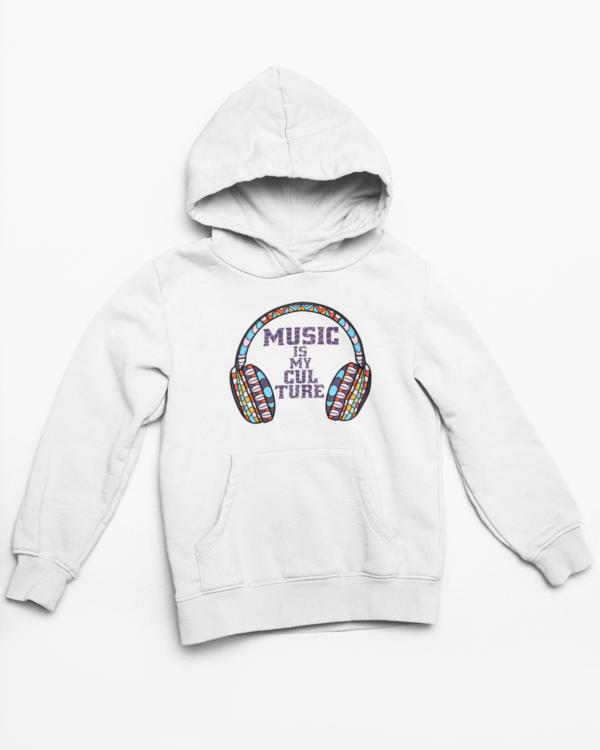 Music Hooded Sweatshirt with Kangaroo Pockets - Its Clover