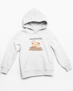 Yoga Lovers Hooded Sweatshirt with Kangaroo Pockets - Its Clover