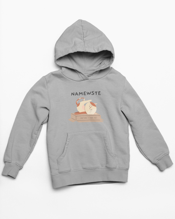 Yoga Lovers Hooded Sweatshirt with Kangaroo Pockets - Its Clover