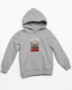 Stay Cool Dog Hooded Sweatshirt with Kangaroo Pockets - Its Clover