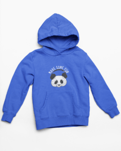 Cool Panda Hooded Sweatshirt with Kangaroo Pockets - Its Clover
