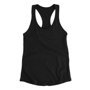 Black Solid Women's Tank Top