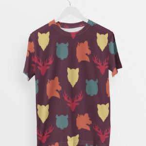 Wild Style Men's Round Neck All over print T-shirt ITS CLOVER